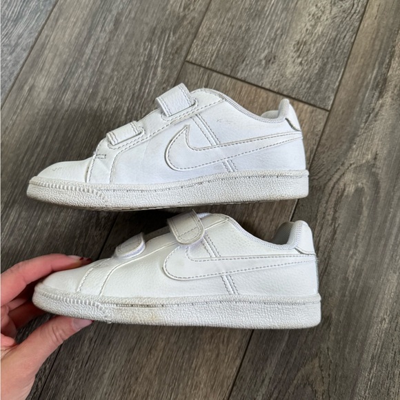 Nike White Velcro Strap Sneakers - Picture 3 of 6